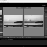 Ảnh so sánh trước và sau khi áp dụng filter trong Lightroom, minh họa sự thay đổi màu sắc và chi tiết ảnh