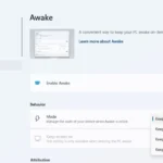 Awake PowerToys giữ PC hoạt động để tránh ngủ khi tải xuống hoặc sao lưu