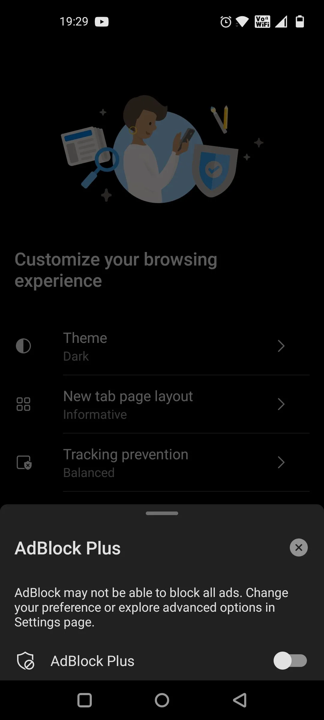 Bật AdBlock Plus khi cài đặt trình duyệt Microsoft Edge