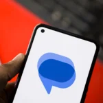 Biểu tượng Google Messages trên điện thoại Android, minh họa ứng dụng nhắn tin nơi SafetyCore hoạt động
