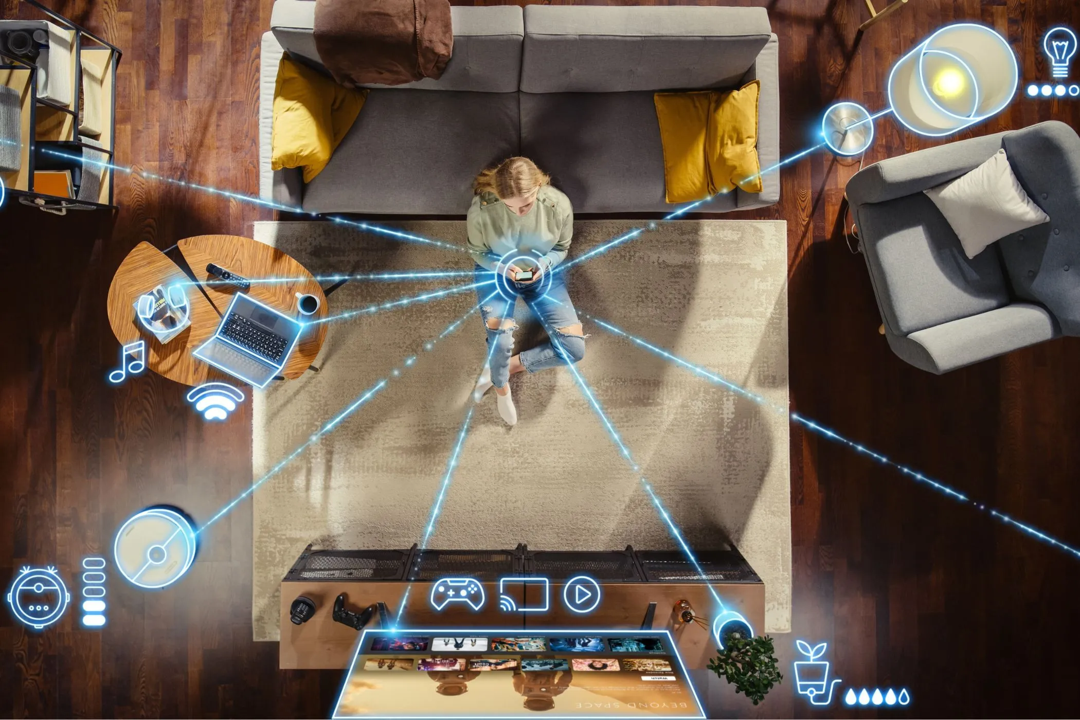 Các thiết bị nhà thông minh đang kết nối Wi-Fi và tiêu thụ băng thông mạng