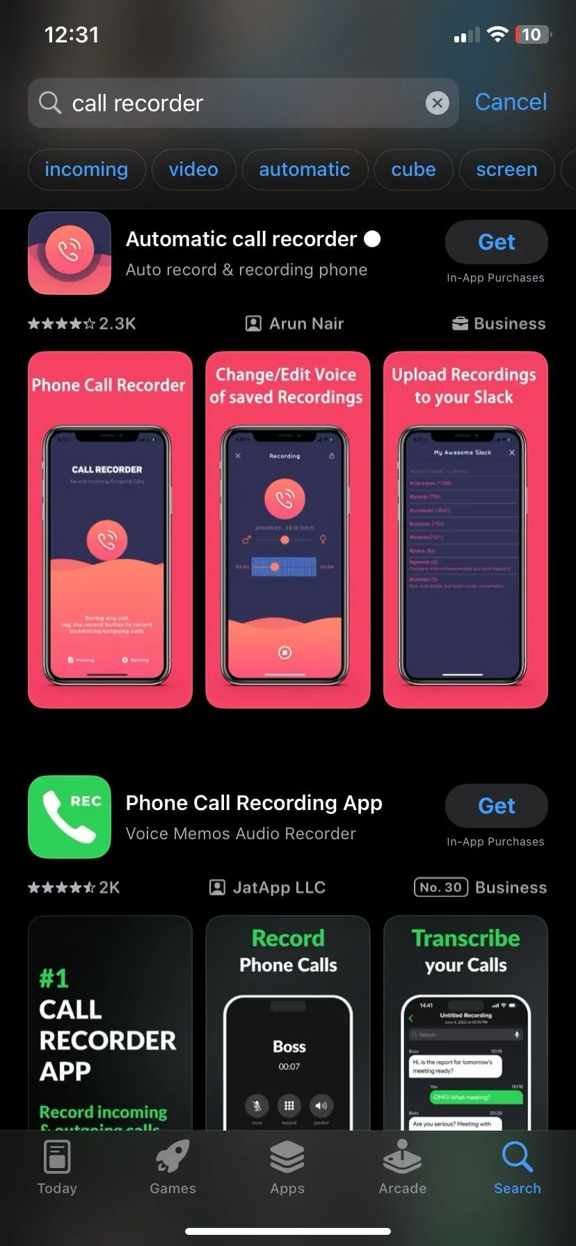 các ứng dụng ghi âm cuộc gọi trên App Store thường không hoạt động hiệu quả hoặc tiềm ẩn rủi ro quyền riêng tư