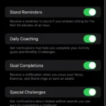 Cách bật tính năng nhắc nhở đứng (Stand Reminders) trên ứng dụng Watch của iPhone