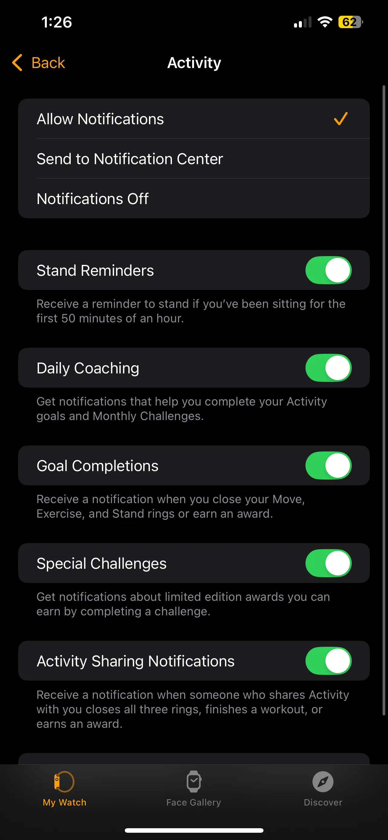 Cách bật tính năng nhắc nhở đứng (Stand Reminders) trên ứng dụng Watch của iPhone