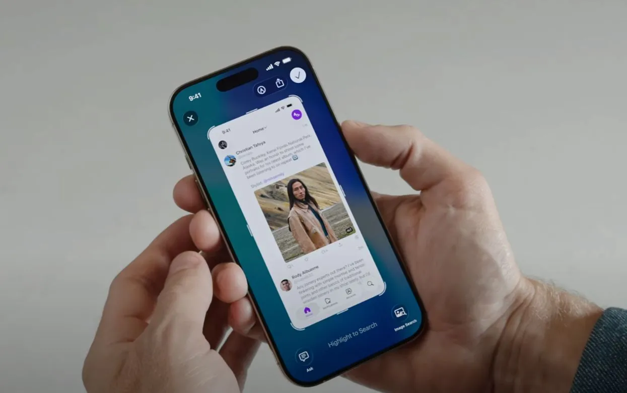 Cách sử dụng Trí tuệ hình ảnh trong iOS 26 để tìm kiếm thông tin từ hình ảnh trên màn hình
