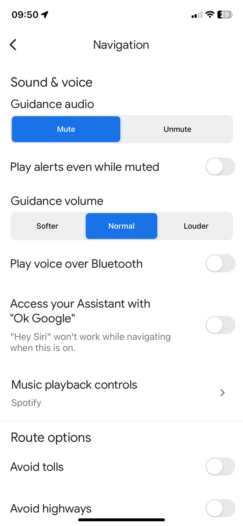 Cài đặt điều khiển nhạc Google Maps trên iOS