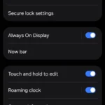Cài đặt màn hình khóa và AOD trên điện thoại Android giúp thiết lập bảo mật