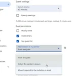 Cài đặt sự kiện trong Google Calendar để chặn lời mời từ người gửi không xác định