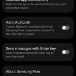 Cài đặt thông báo ứng dụng Samsung Flow trên điện thoại Galaxy