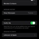 Cài đặt tin nhắn iMessage trong ứng dụng Cài đặt trên iPhone
