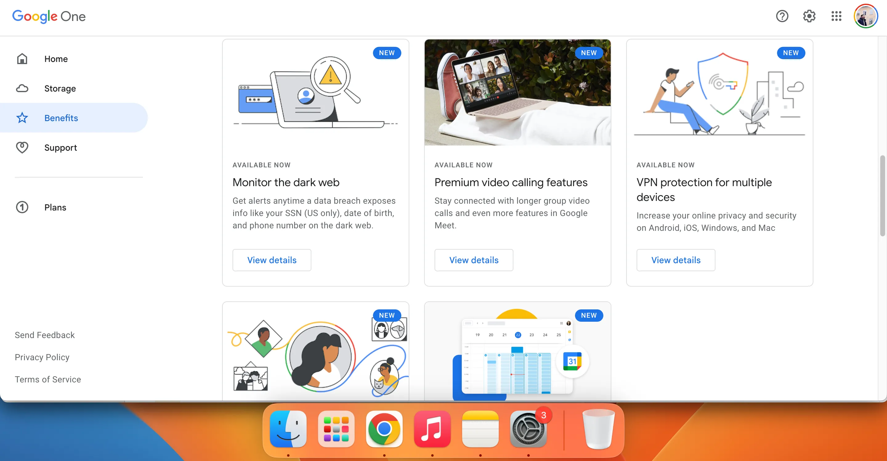 Cài đặt VPN của Google trong ứng dụng Google One