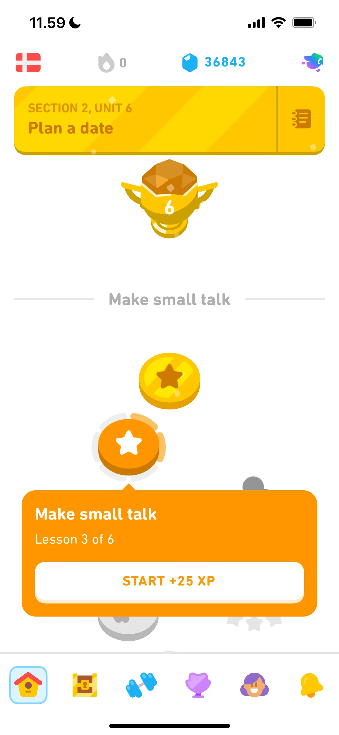 Cây kỹ năng và các bài học theo chủ đề trong Duolingo