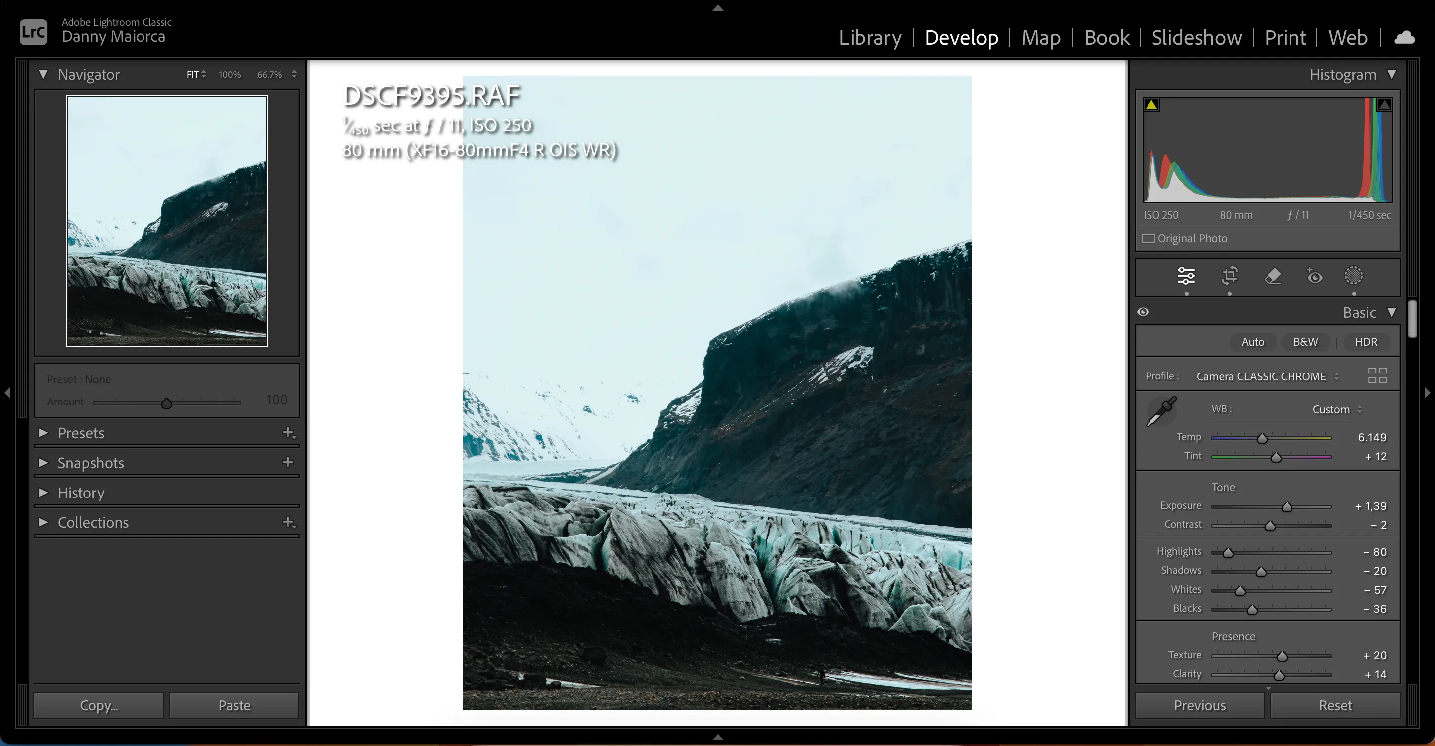 Chỉnh sửa ảnh trong Lightroom Classic