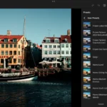 Chọn các preset được đề xuất trong Lightroom CC trên iPad để chỉnh sửa ảnh nhanh chóng