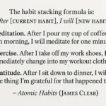 Công thức ghép nối thói quen theo James Clear từ sách Atomic Habits
