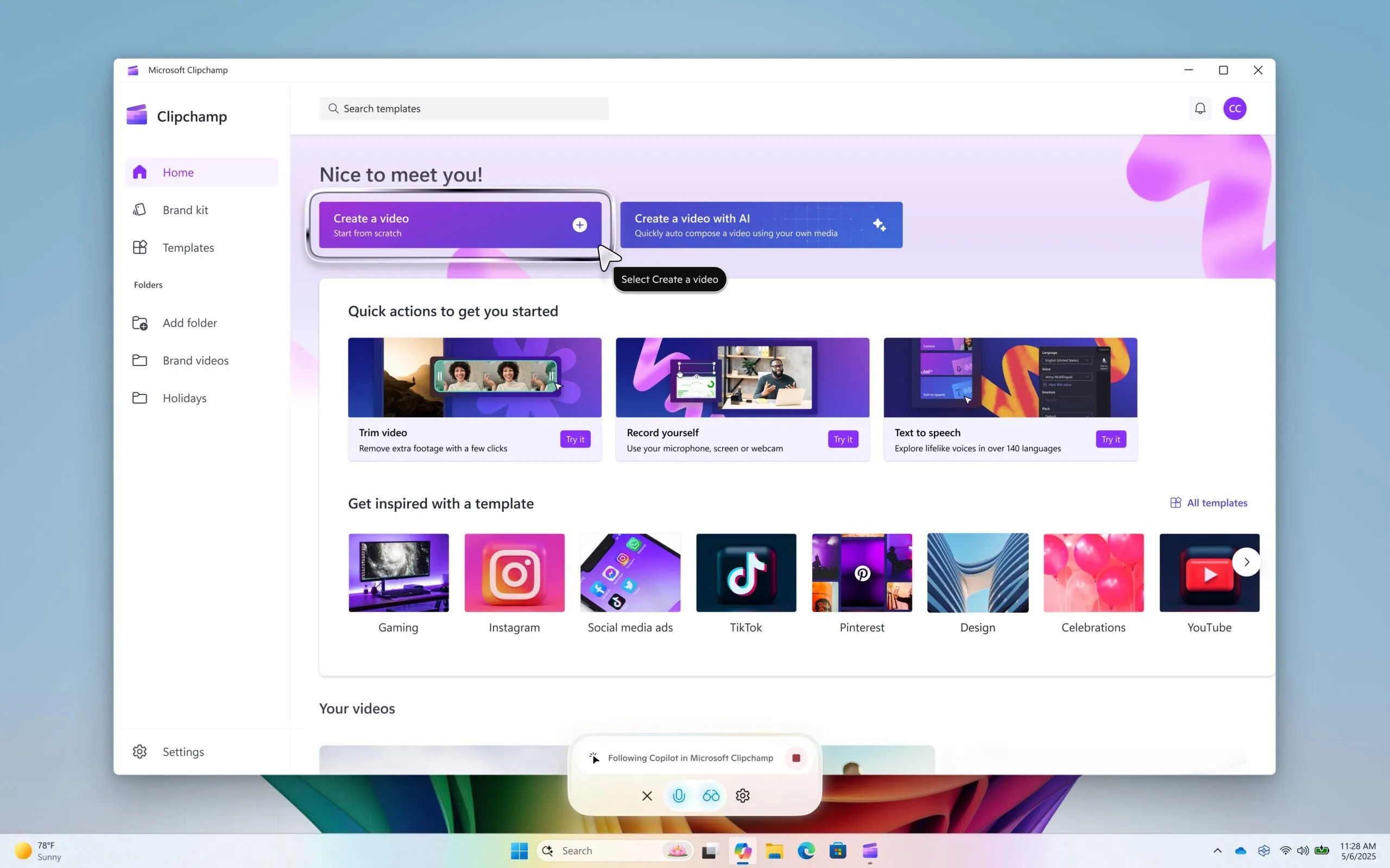 Copilot Highlights hiển thị hướng dẫn trực quan trong cài đặt Windows 11