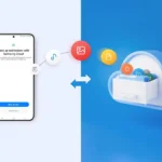 Điện thoại Samsung Galaxy đang sao lưu dữ liệu lên đám mây tạm thời miễn phí