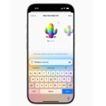 Emoji Genmoji được tạo trong bản cập nhật iOS 18.2, minh họa khả năng AI mới của Apple