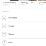 Files Go giao diện quản lý tệp và chia sẻ dữ liệu