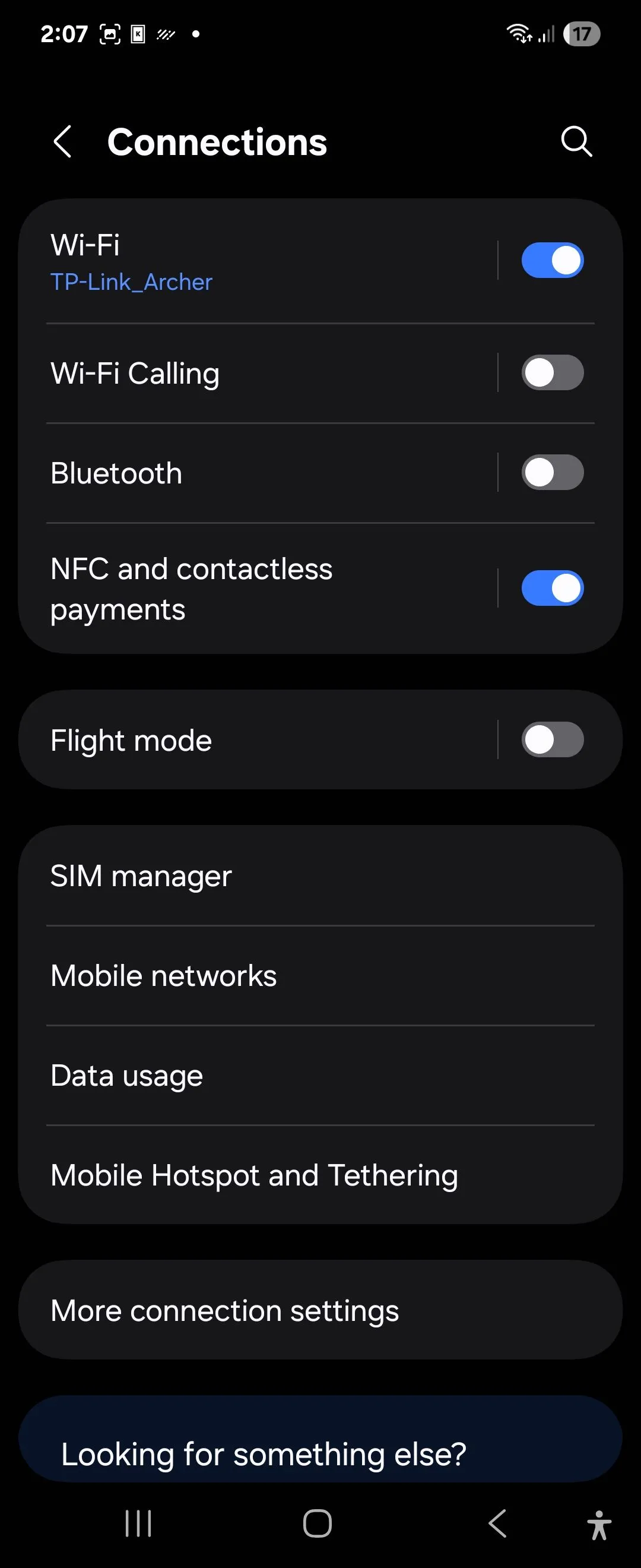 Giao diện cài đặt điểm phát sóng di động và chia sẻ kết nối trên điện thoại Android One UI 7