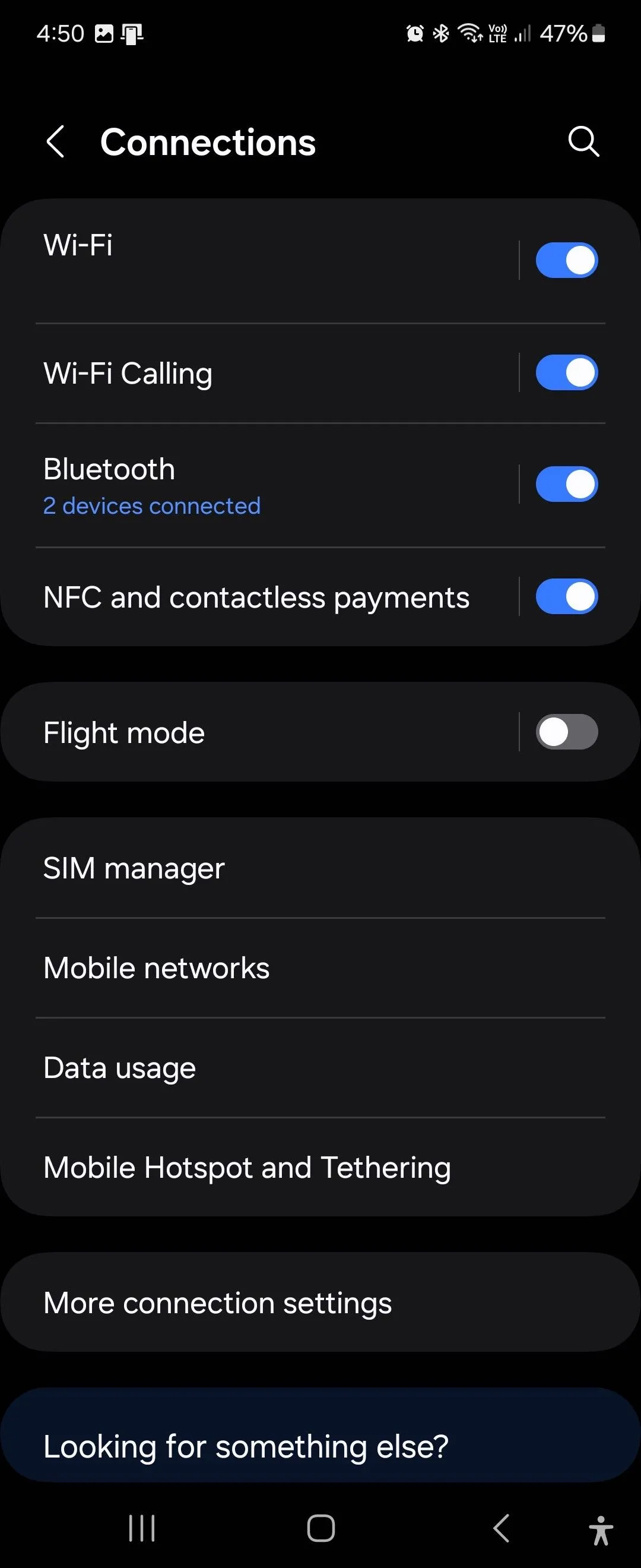 Giao diện cài đặt kết nối Wi-Fi trên Samsung One UI 6.1