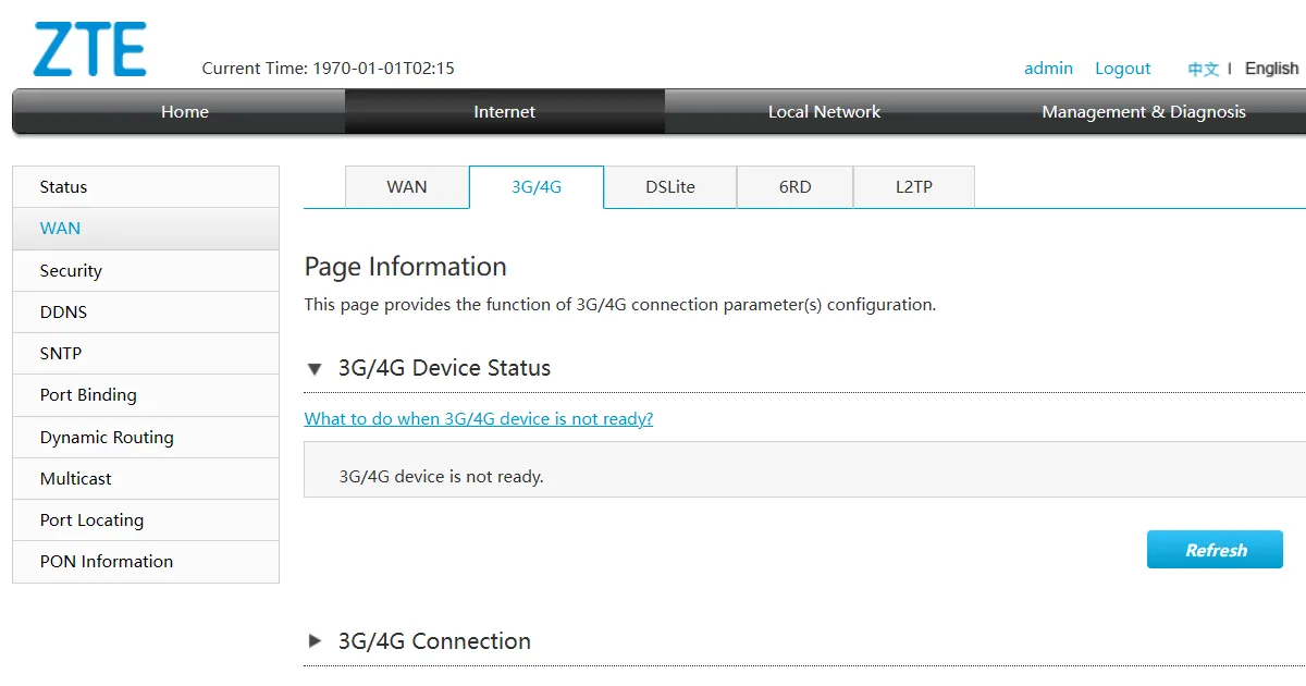 Giao diện cài đặt router hiển thị tùy chọn kết nối internet di động qua cổng USB, giúp thiết lập mạng dự phòng khi internet chính gặp sự cố.