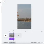 Giao diện Canva giúp thêm nhạc và điều chỉnh âm thanh cho video trực tuyến.