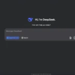 Giao diện DeepSeek AI hiển thị khả năng xem quy trình tư duy của mô hình DeepSeek-R1 miễn phí