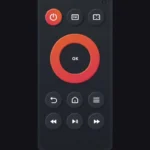 Giao diện điều khiển của ứng dụng Amazon Fire TV Remote trên điện thoại