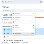 Giao diện Google Drive hiển thị các tệp tin được sắp xếp theo kích thước, giúp người dùng dễ dàng xác định và xóa các tệp lớn để giải phóng dung lượng.