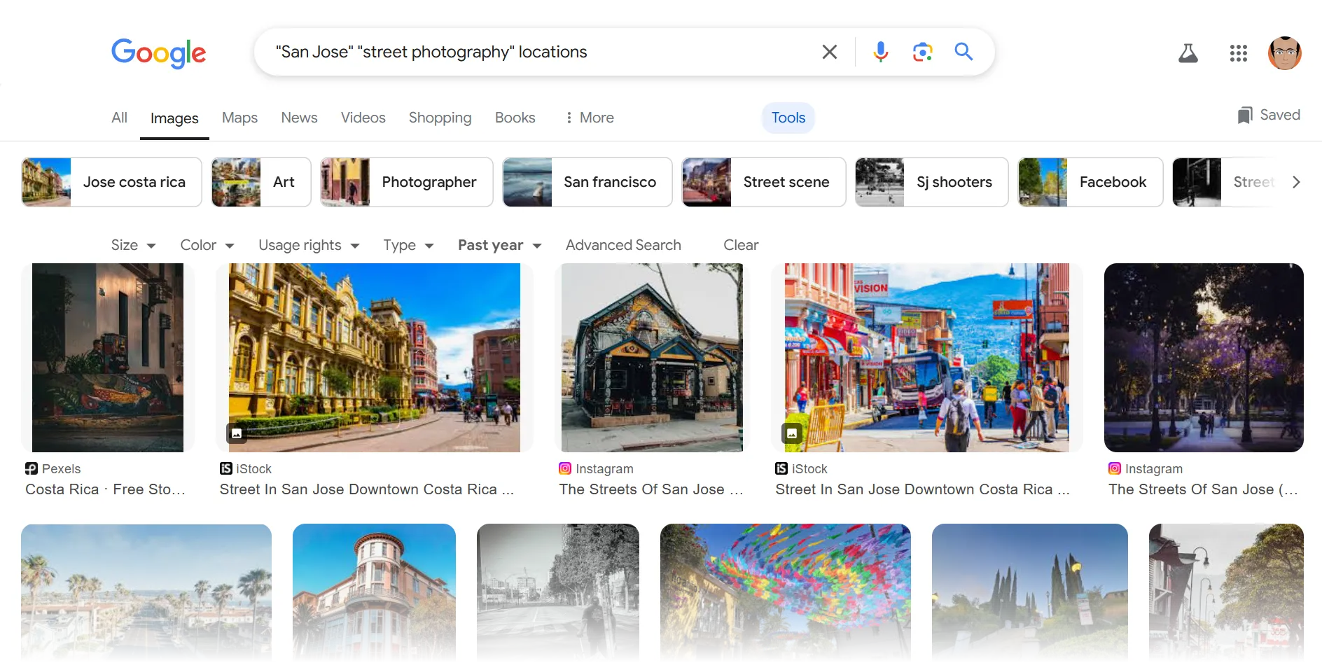 Giao diện Google Hình ảnh khi tìm kiếm những điểm đến bí mật hay 'viên ngọc ẩn' tại các thành phố, giúp khám phá góc khuất độc đáo cho chuyến đi.