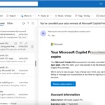 Giao diện hộp thư đến của Outlook với nhiều tính năng