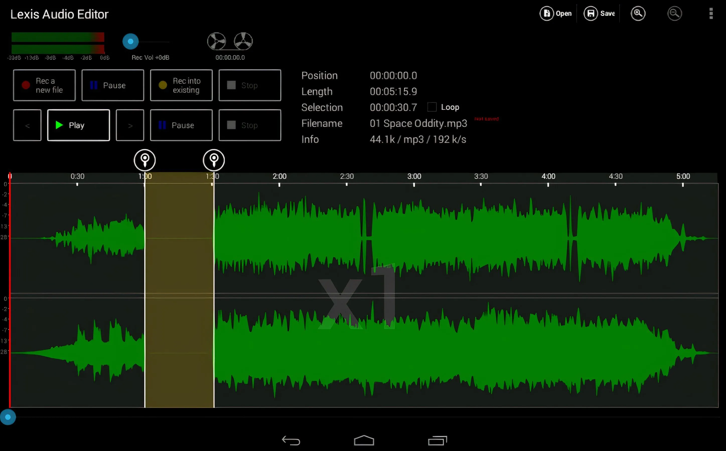 Giao diện Lexis Editor