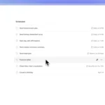 Giao diện mới của tính năng Tasks trên ChatGPT, hiển thị danh sách các tác vụ và nhắc nhở được lên lịch.