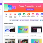 Giao diện người dùng Canva đơn giản, dễ tiếp cận cho mọi nhu cầu thiết kế đồ họa online