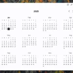 Giao diện Samsung Calendar hiển thị trên màn hình lớn qua Samsung DeX, thể hiện khả năng tối ưu trải nghiệm đa thiết bị.