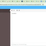 Giao diện tiện ích Notes trong trình duyệt Chrome, hiển thị các ghi chú được lưu vào Google Drive