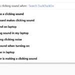 Giao diện tìm kiếm DuckDuckGo với trường nhập liệu trống, minh họa sự thiếu hụt gợi ý thông minh so với Google
