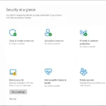 Giao diện tổng quan Windows Security hiển thị trạng thái bảo mật của hệ thống Windows 11