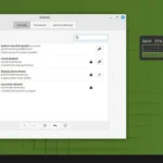 Giao diện tùy chỉnh màn hình desktop Linux Mint hiển thị tùy chọn Desklet và bảng điều khiển để người dùng dễ dàng cá nhân hóa hệ điều hành.