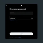 Giao diện Twitter cảnh báo mật khẩu yếu