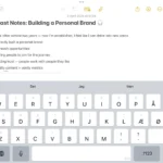 Giao diện ứng dụng Apple Notes trên iPhone với các ghi chú đang hiển thị, minh họa khả năng ghi chép và tổ chức thông tin hiệu quả của app ghi chú miễn phí này.