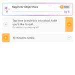 Giao diện ứng dụng Habitica với các nhiệm vụ và nhân vật game