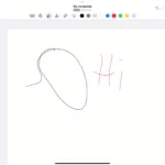 Giao diện ứng dụng Nebo trên iPad hỗ trợ viết tay và chuyển đổi văn bản