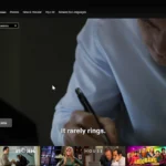 Giao diện ứng dụng Netflix dành cho Windows 11, hiển thị các phim và chương trình truyền hình.