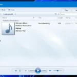 Giao diện Windows Media Player Legacy trên máy tính Windows