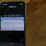 Google Lens trích xuất thông tin văn bản từ ghi chú