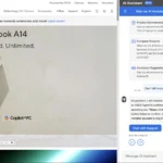 Hệ thống chat AI của ASUS Zenbook A14 trên website, minh họa chatbot hỗ trợ