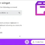 Hình ảnh minh họa giao diện Winstall.app với tùy chọn tạo gói và tạo script cài đặt ứng dụng hàng loạt WinGet