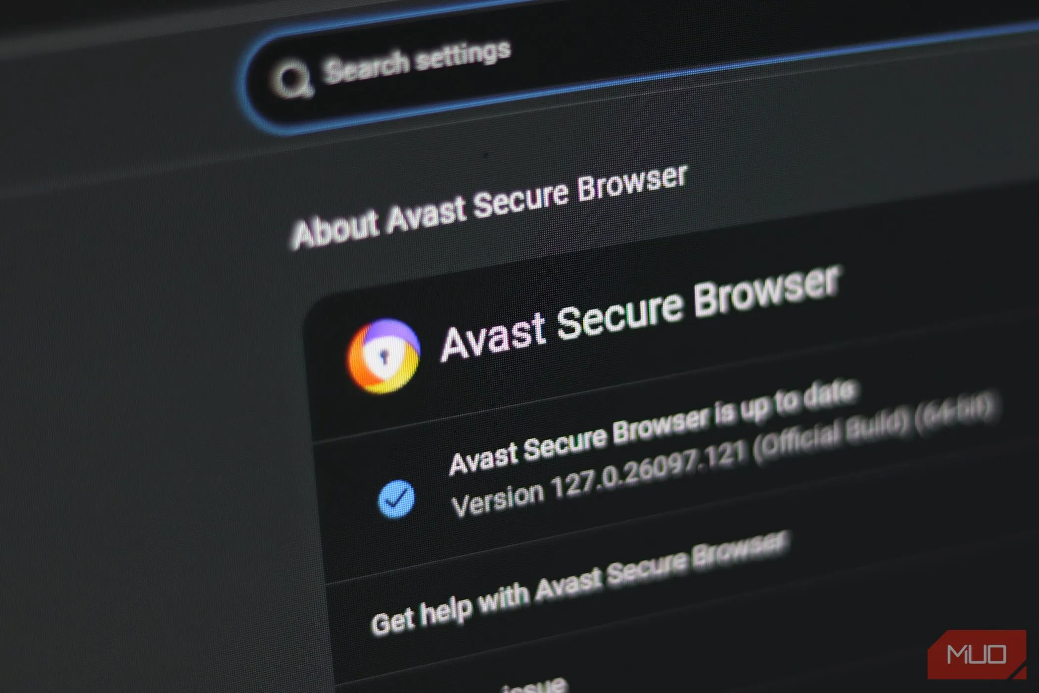 Hình ảnh nổi bật của trình duyệt Avast Secure Browser.